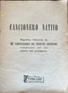 Cancionero nativo 1946