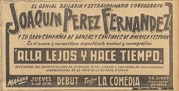 1950 Ballets de America Latina Rosario