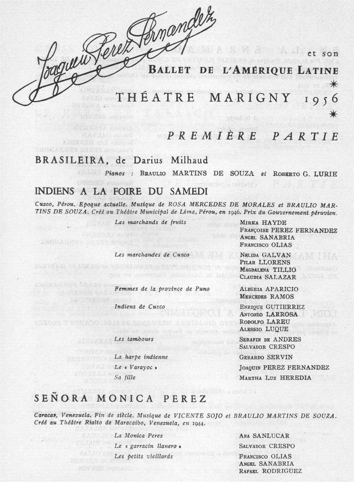 Programme 1956 - page 1