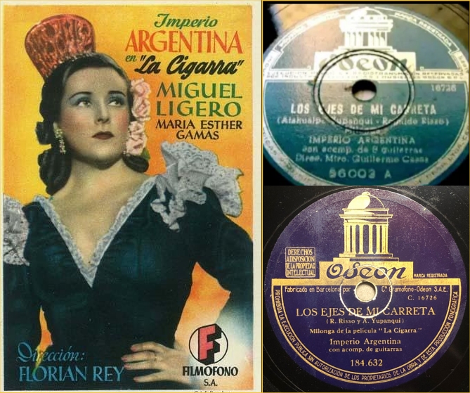 Imperio Argentina - Los ejes de mi carreta - La Cigarra