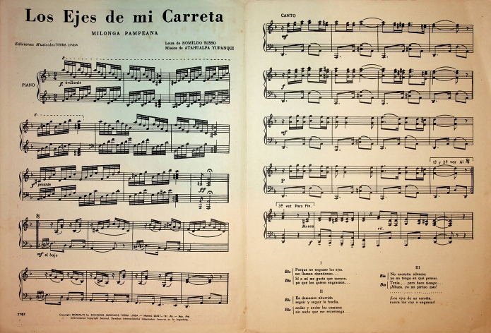 Los ejes de mi carreta - partitura 2